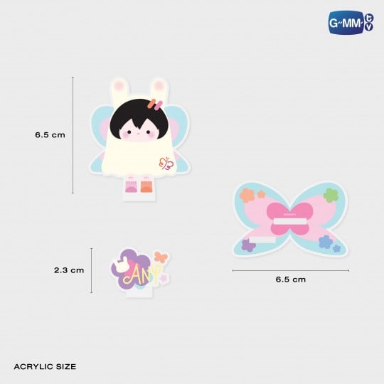 ANY ACRYLIC CLIP STAND WITH EMIBONNIE PHOTOCARD