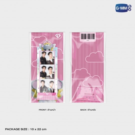 LOOK KHUNNOO PHOTO STRIP FRAME ACRYLIC STAND AND KEYCHAIN WITH GEMINIFOURTH PHOTO STRIP