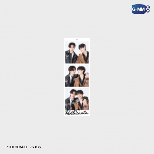 DOMIIA PHOTO STRIP FRAME ACRYLIC STAND AND KEYCHAIN WITH PERTHSANTA PHOTO STRIP