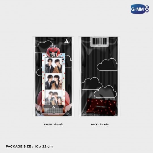 DOMIIA PHOTO STRIP FRAME ACRYLIC STAND AND KEYCHAIN WITH PERTHSANTA PHOTO STRIP