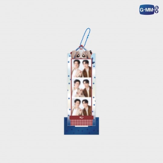 WESLEY PHOTO STRIP FRAME ACRYLIC STAND AND KEYCHAIN WITH WILLIAMEST PHOTO STRIP