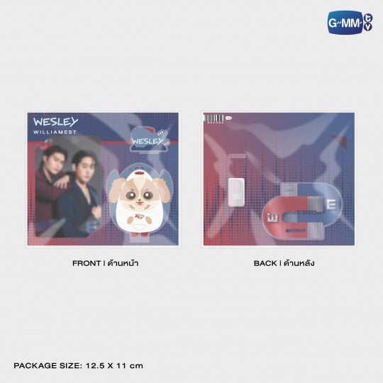 WESLEY ACRYLIC CLIP STAND WITH WILLIAMEST PHOTOCARD