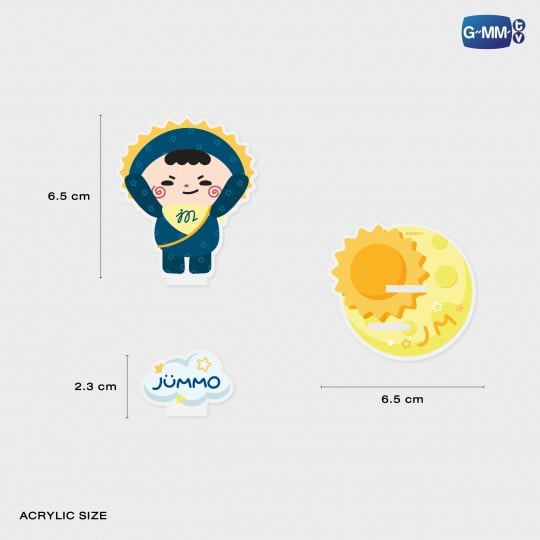 JUMMO ACRYLIC CLIP STAND WITH JUNIORMARK PHOTOCARD