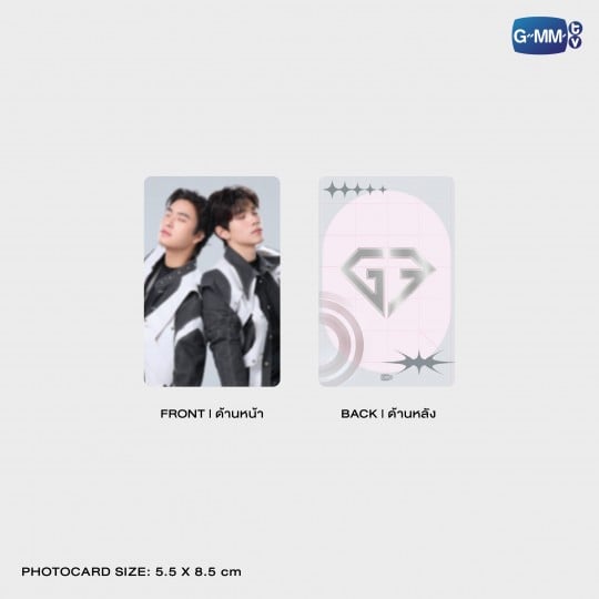 LOOK KHUNNOO ACRYLIC CLIP STAND WITH GEMINIFOURTH PHOTOCARD