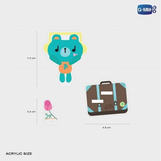 PERMPOON ACRYLIC CLIP STAND WITH PONDPHUWIN PHOTOCARD