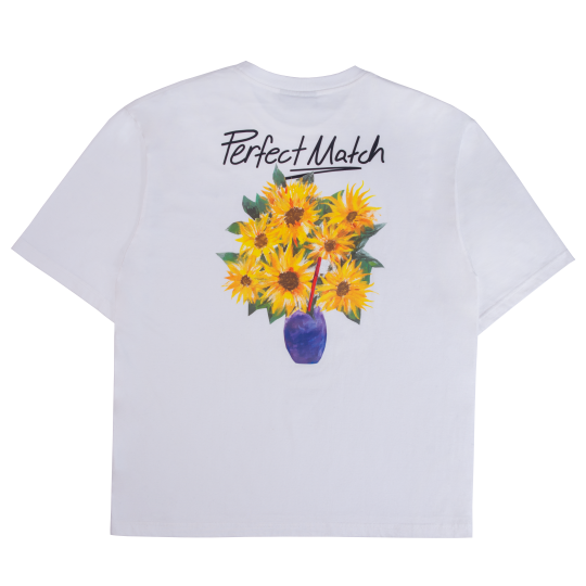 PERFECT MATCH OVERSIZE T-SHIRT WHITE