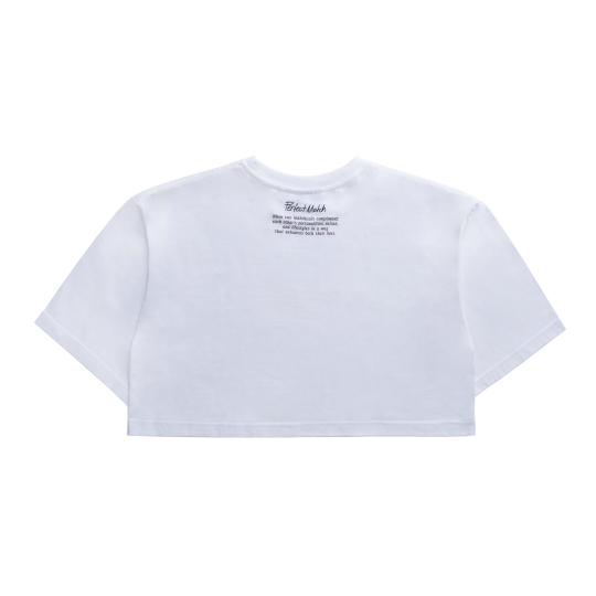 PERFECT MATCH CROP T-SHIRT WHITE