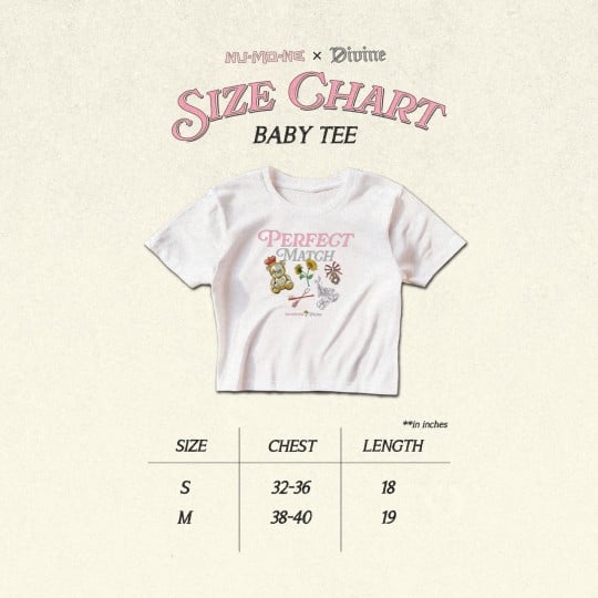 PERFECT MATCH BABY TEE WHITE