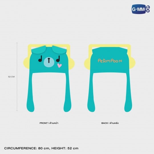 PERMPOON FLUFFY EAR POP HAT