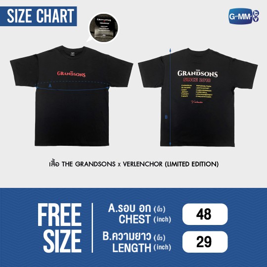 THE GRANDSONS T-SHIRT ( LIMITED EDITION )