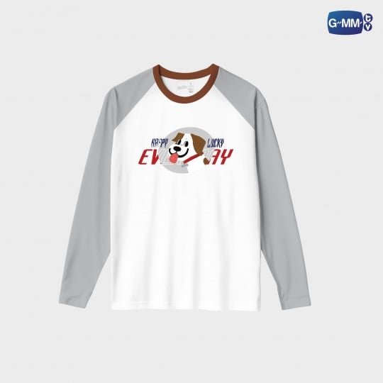 HAPPY LUCKY EVERYDAY LONG SLEEVE T-SHIRT | เปิดเทอมใหม่ หัวใจหัดรัก BOYS IN LOVE